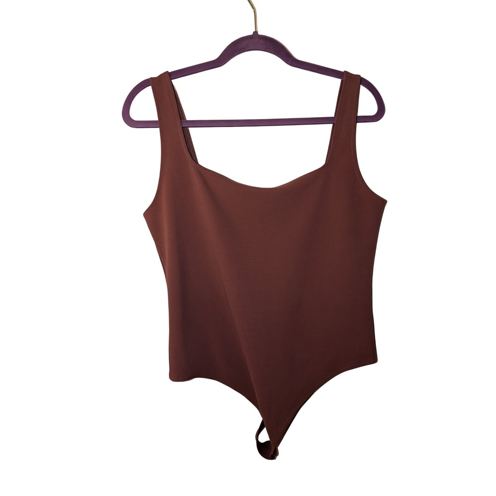 Express Tank Thong Body Suit Size L‎  Mauve